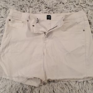 White Gap Denim Shorts
